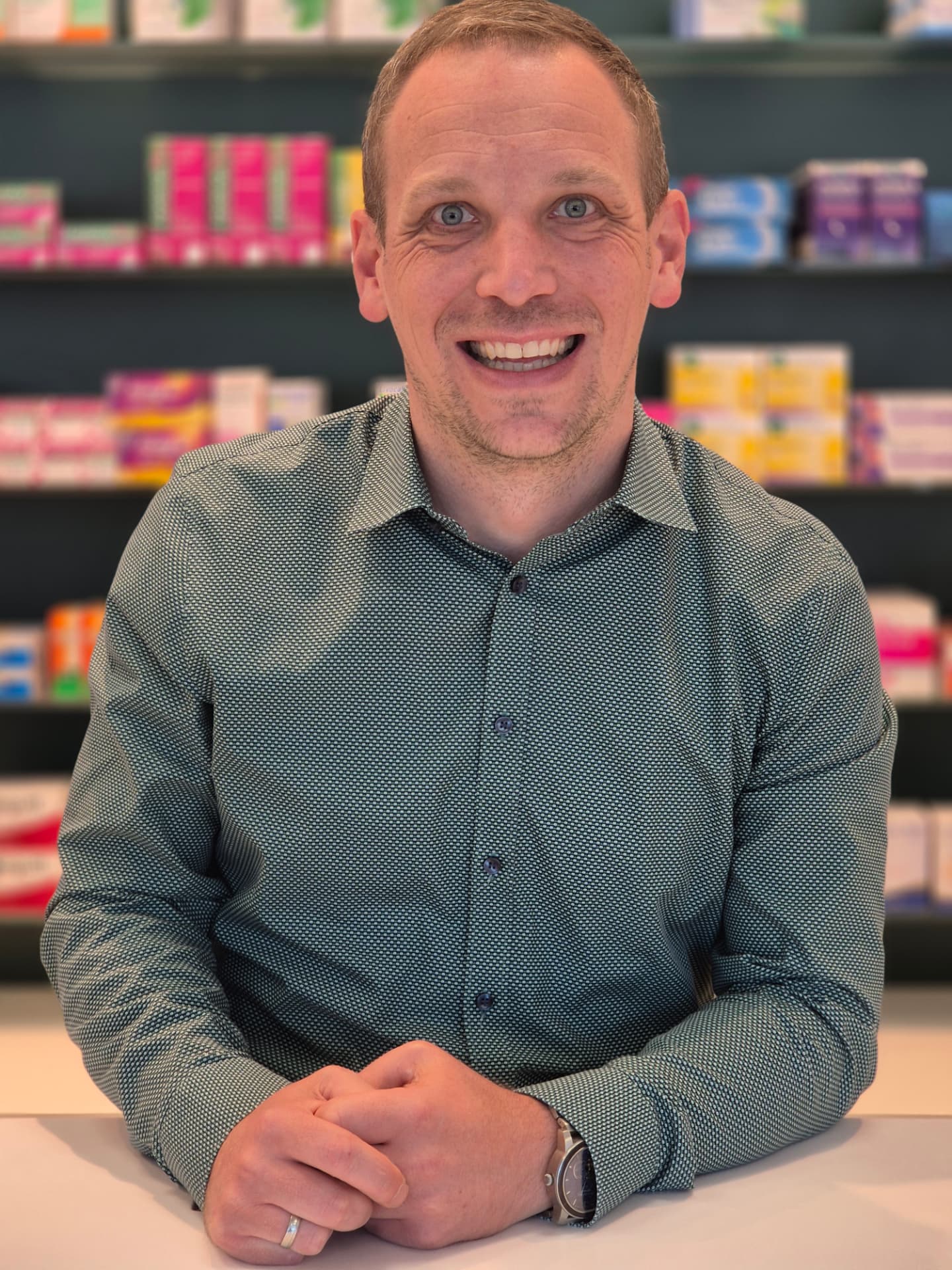 Christian Frank, Inhaber der Sonnen Apotheke Frank